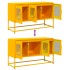 Mueble para TV acero laminado en frío amarillo 100,5x39x60,5