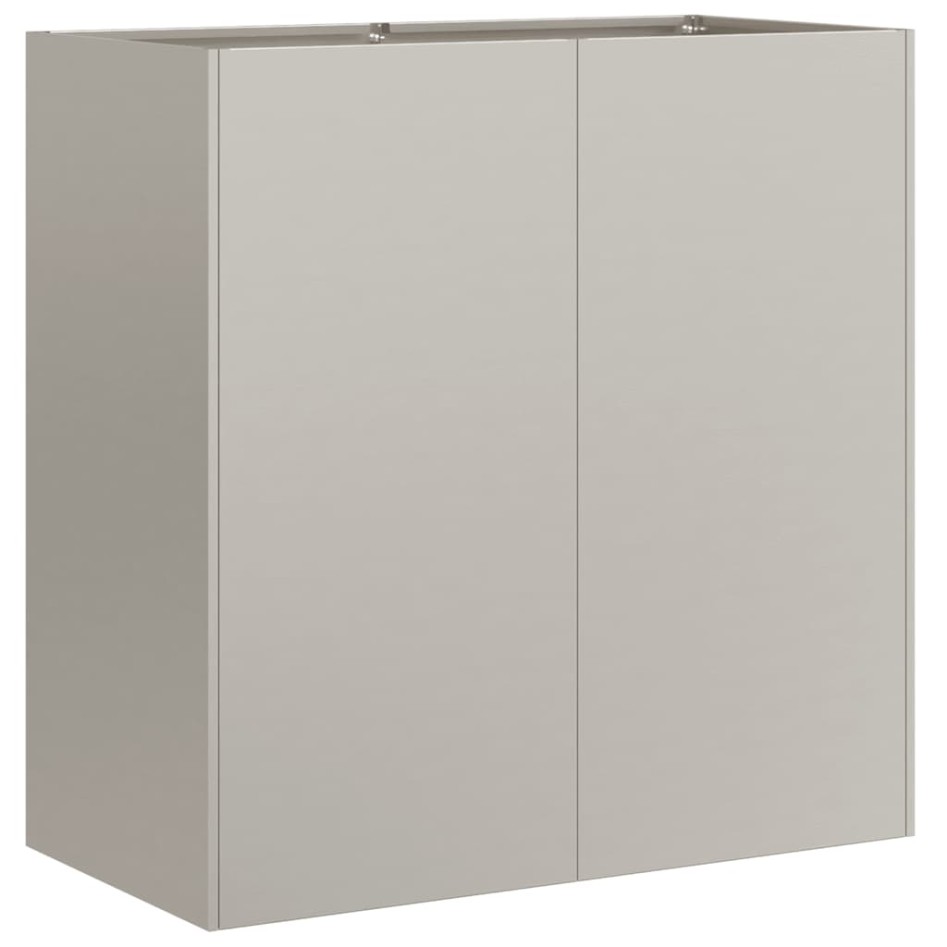 Jardinera oxidada 80x40x80 cm acero