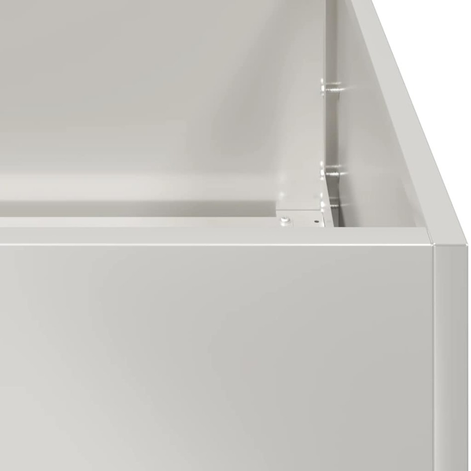 Jardinera 80x80x40 cm Acero