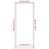 Felpudo antracita 115x300