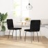 Sillas de comedor 2 unidades terciopelo