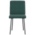 Sillas de comedor 2 unidades terciopelo verde