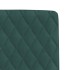 Sillas de comedor 2 unidades terciopelo verde