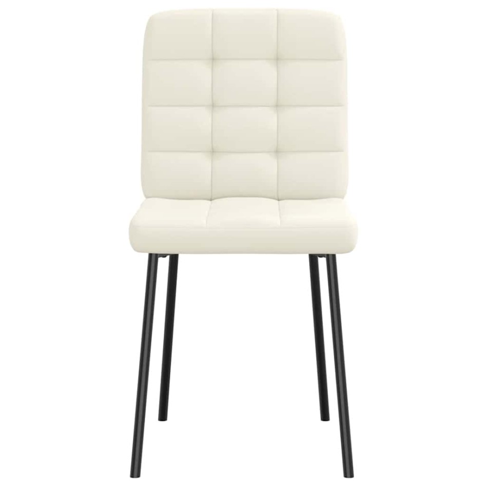 Sillas de comedor 2 unidades terciopelo