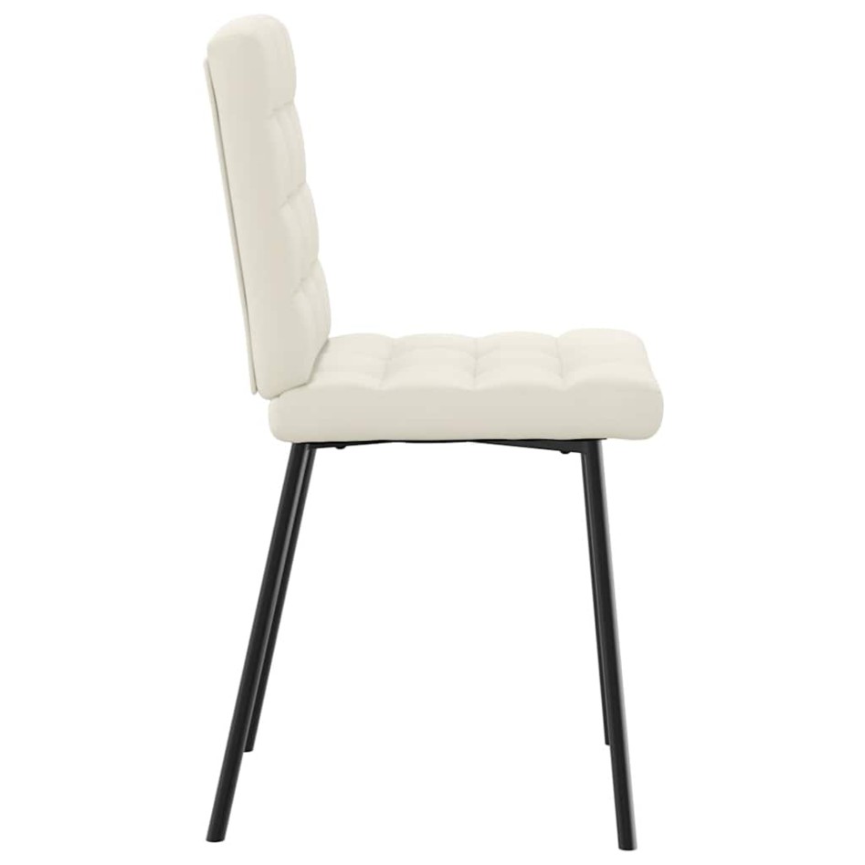 Sillas de comedor 2 unidades terciopelo