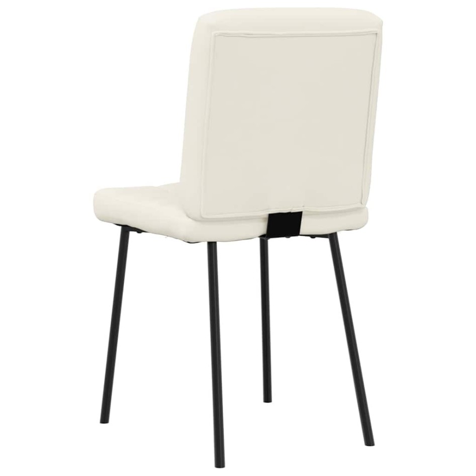 Sillas de comedor 2 unidades terciopelo