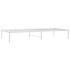 Estructura de cama sin colchón metal blanco 90x200