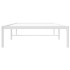 Estructura de cama sin colchón metal blanco 90x200
