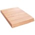 Encimera baño madera maciza tratada marrón claro 40x60x(2-6)