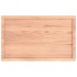 Encimera baño madera maciza tratada marrón claro