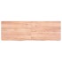 Encimera baño madera maciza tratada marrón claro