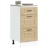 Mueble bajo de cocina porto roble sonoma madera