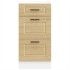 Mueble bajo de cocina porto roble sonoma madera