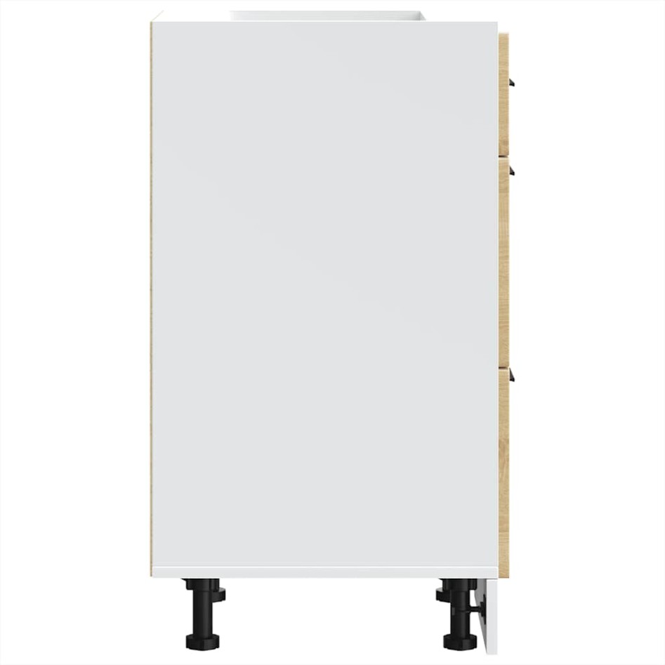 Mueble bajo de cocina porto roble sonoma madera