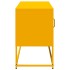 Mueble para TV de acero amarillo mostaza 100,5x39x60,5
