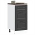 Mueble bajo de cocina Porto madera contrachapada