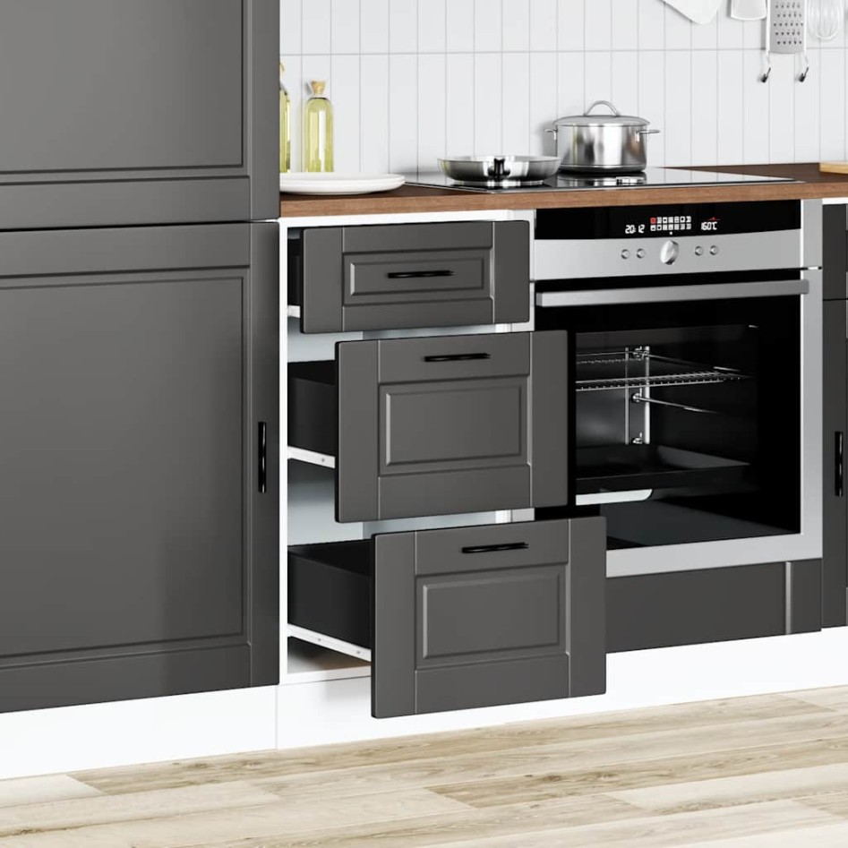 Mueble bajo de cocina Porto madera contrachapada