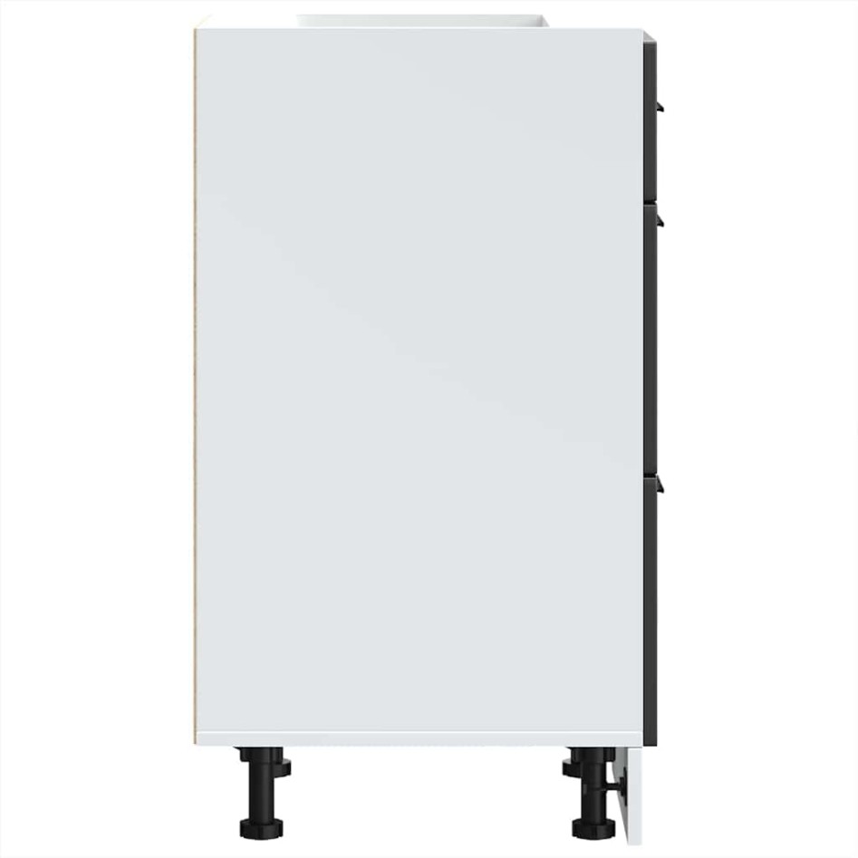 Mueble bajo de cocina Porto madera contrachapada