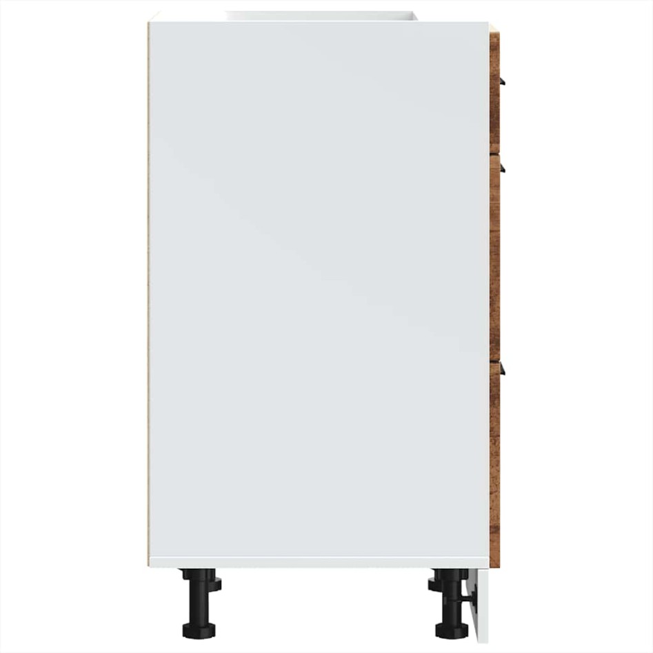 Mueble bajo de cocina porto madera vieja madera