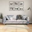 Alfombra de pelo corto suave lavable HUARTE crema 120x120 cm