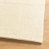 Alfombra de pelo corto suave lavable HUARTE crema 120x120