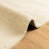 Alfombra de pelo corto suave lavable HUARTE crema 120x120