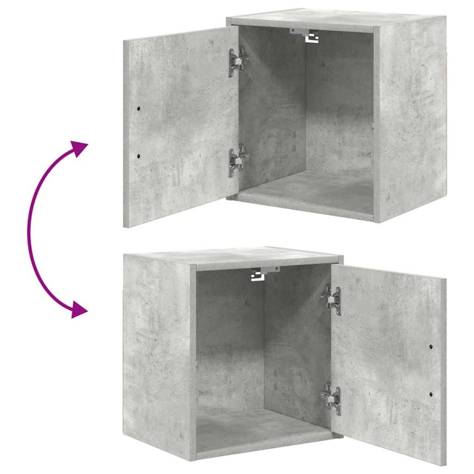 Armarios de pared 2 uds para garaje madera de