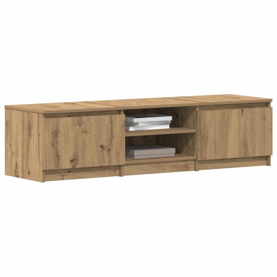 Mueble de TV madera de ingeniería roble artisan 140x40x36
