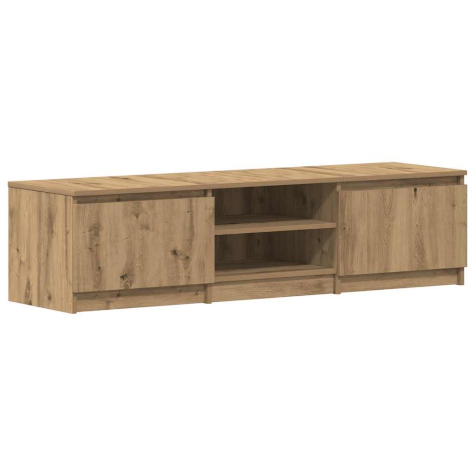 Mueble de TV madera de ingeniería roble artisan 140x40x36