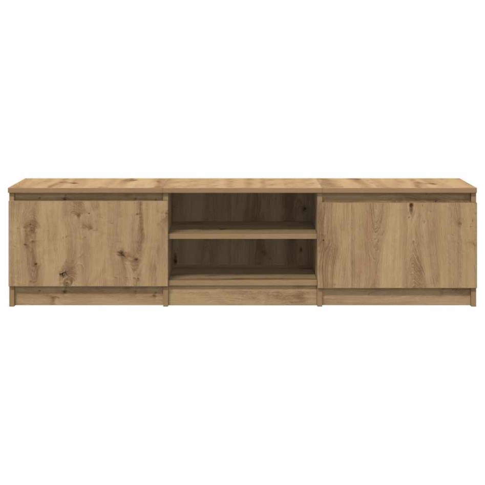 Mueble de TV madera de ingeniería roble artisan 140x40x36
