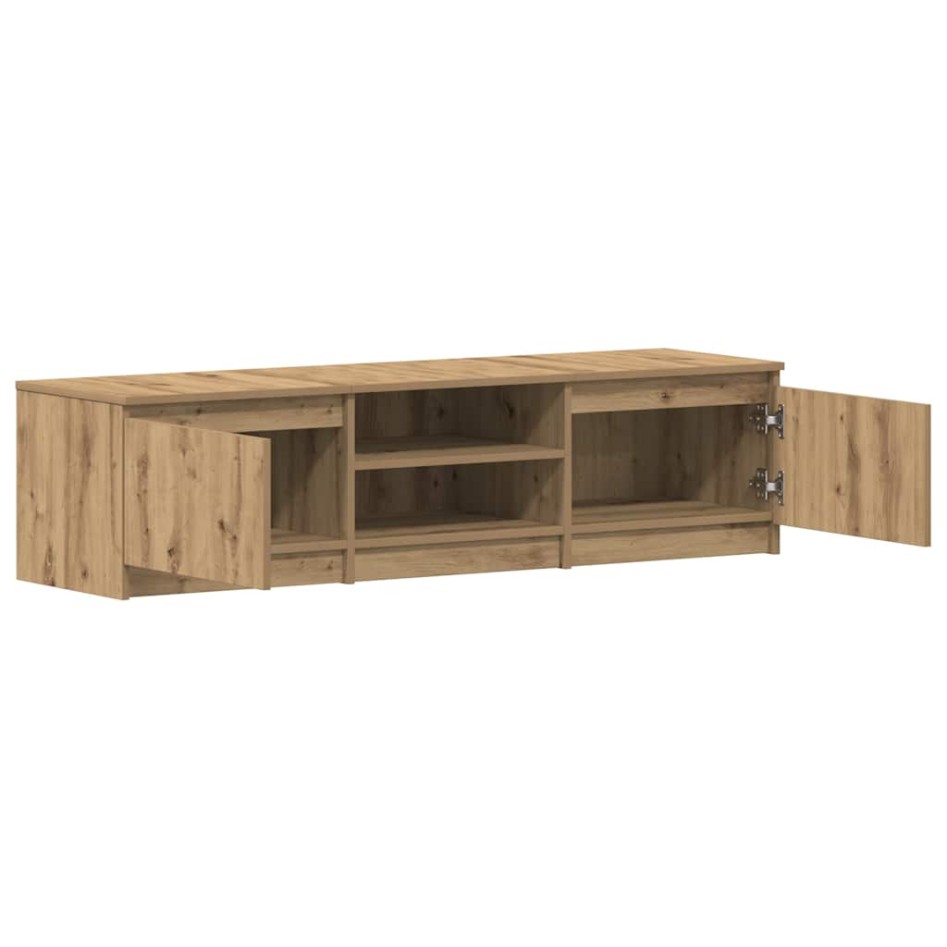 Mueble de TV madera de ingeniería roble artisan 140x40x36