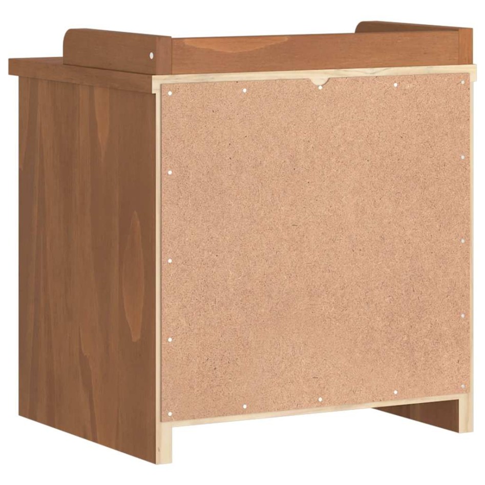 Banco de recibidor SANDNES madera maciza de pino 45x40x50