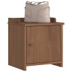 Banco de recibidor SANDNES madera maciza de pino 45x40x50 cm
