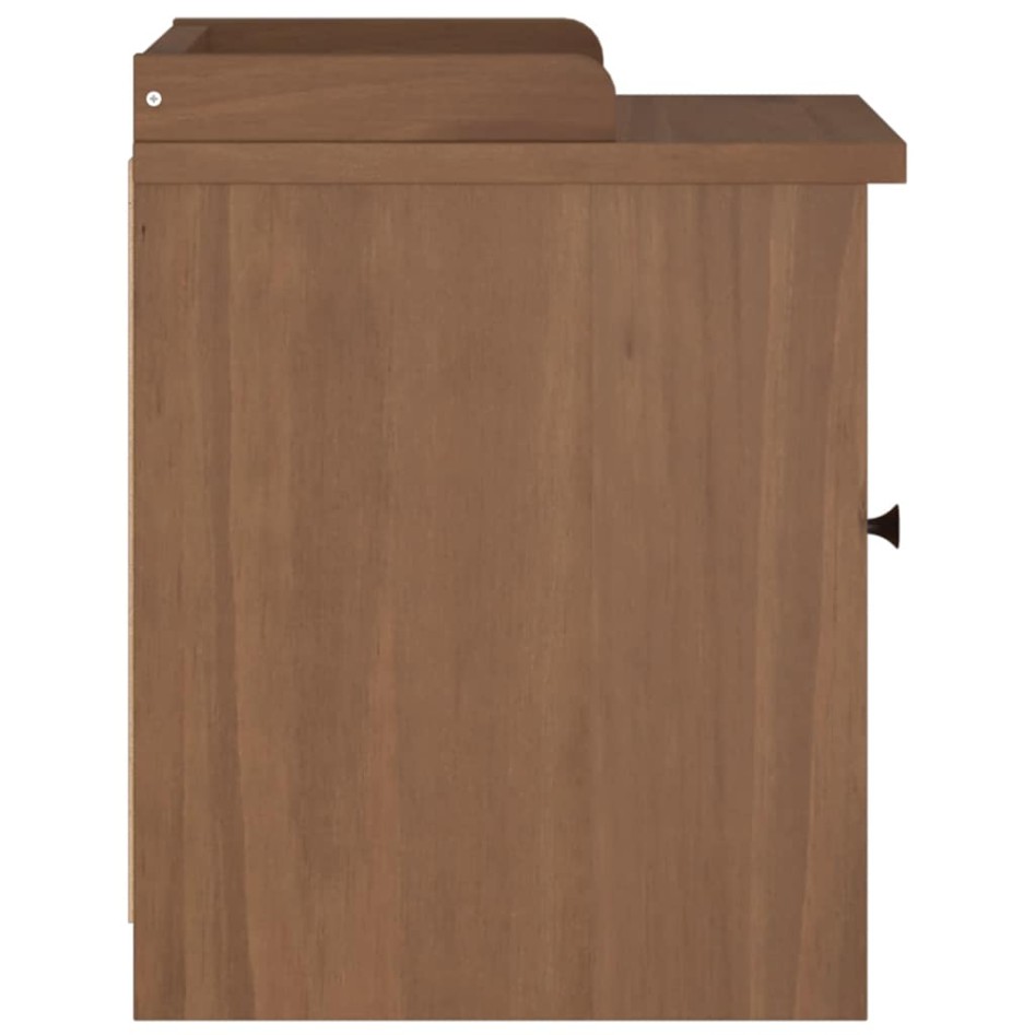 Banco de recibidor SANDNES madera maciza de pino 45x40x50