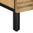 Mesita de noche madera maciza de mango 50x33x60 cm