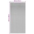 Cortina para puerta insectos gris claro 100x220cm