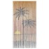 Cortina para puerta insectos estampado palmeras 90x220cm