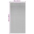 Cortina para puerta insectos estampado palmeras 90x220cm