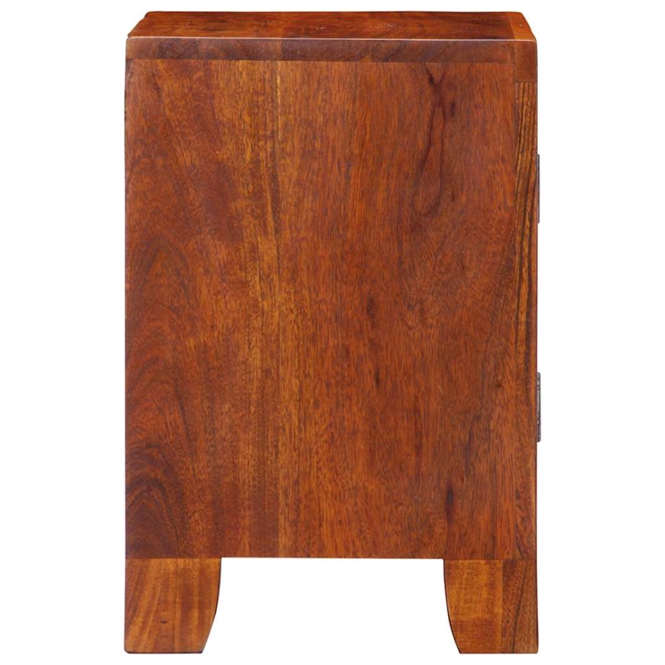 Mesita de noche 40x30x45 cm madera maciza de