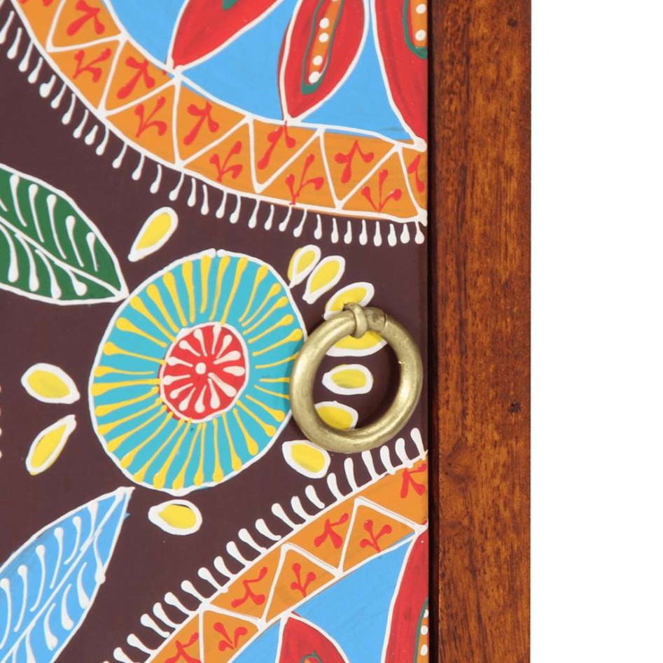 Mesita de noche 40x30x45 cm madera maciza de