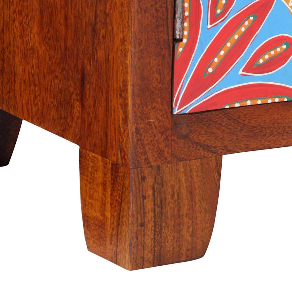 Mesita de noche 40x30x45 cm madera maciza de