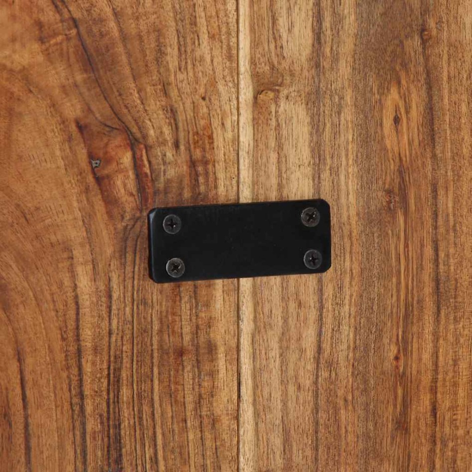 Cabecero de cama 200 cm madera maciza