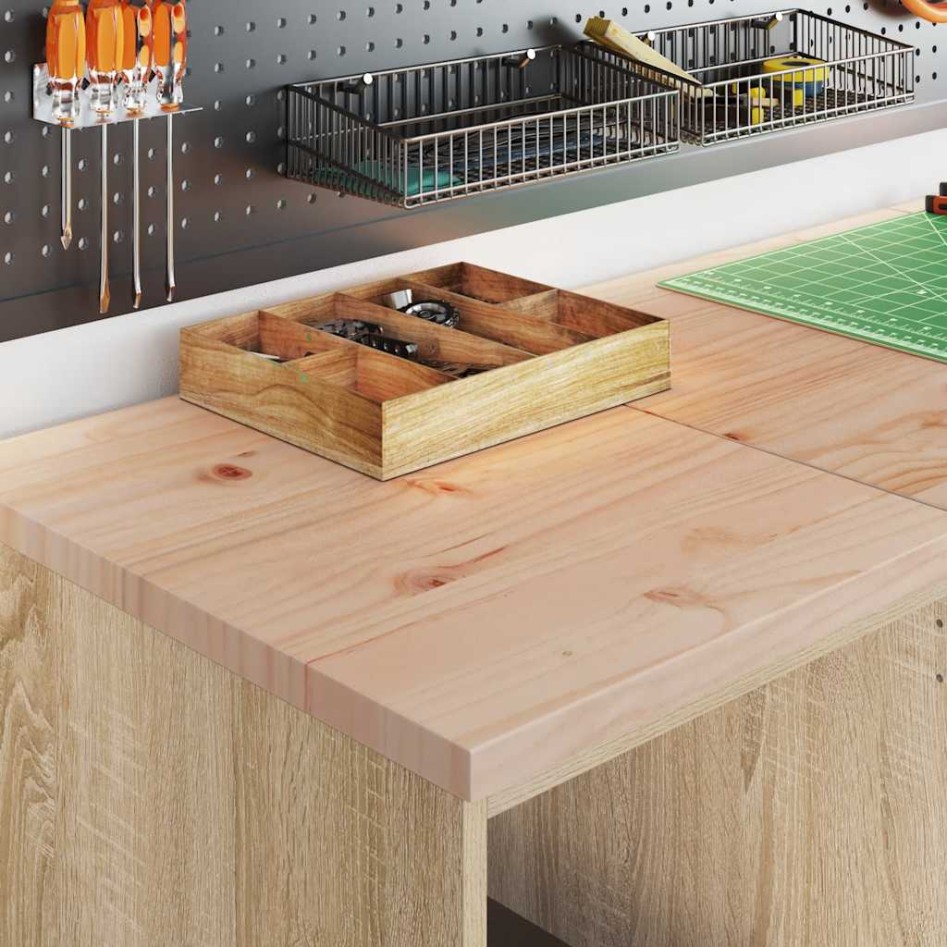 Armarios 2 uds para garaje madera de ingeniería roble