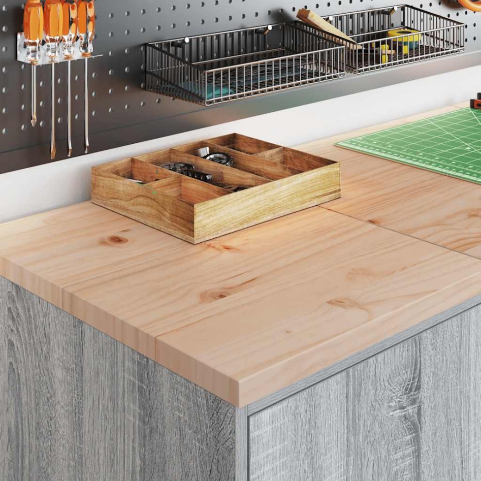 Armarios 2 uds para garaje madera ingeniería gris