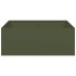 Jardinera acero verde oliva 80x80x30