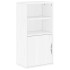 Mueble auxiliar ODDA blanco 40x24x79 cm madera maciza de