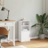 Mueble auxiliar ODDA blanco 40x24x79 cm madera maciza de