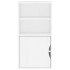 Mueble auxiliar ODDA blanco 40x24x79 cm madera maciza de