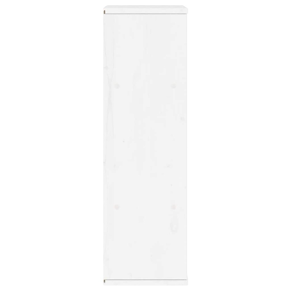 Mueble auxiliar ODDA blanco 40x24x79 cm madera maciza de