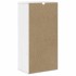 Mueble auxiliar ODDA blanco 40x24x79 cm madera maciza de